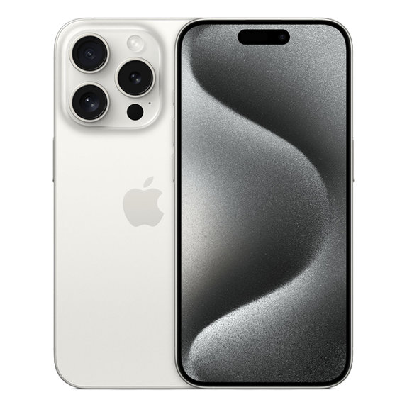 Apple iPhone 15 Pro White Titanium 128GB B Refurbished