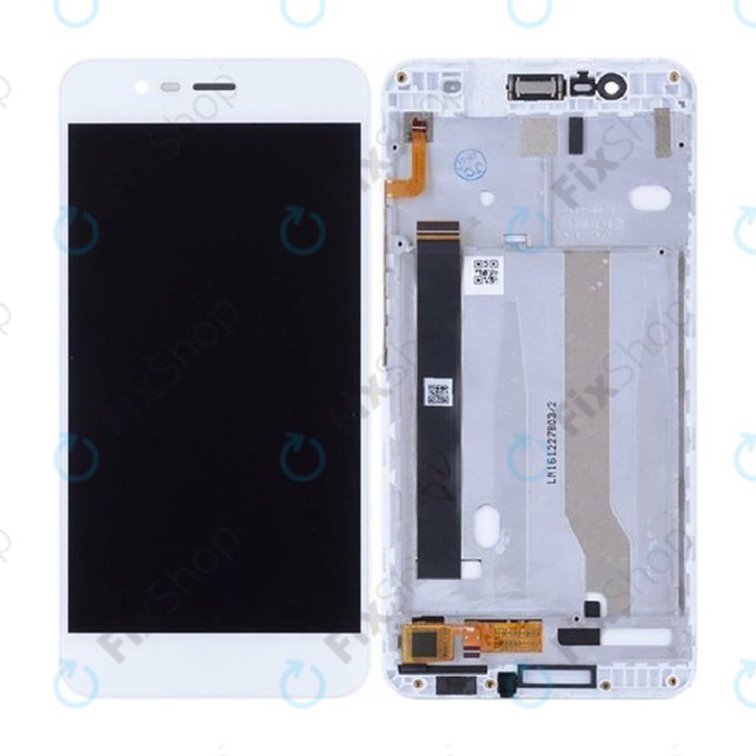 Asus Zenfone 3 Max ZC520TL - LCD Display + Touch Screen + Frame (Glacier Silver) - 90AX0087-R20010, 90AX0084-R20010 Genuine Service Pack