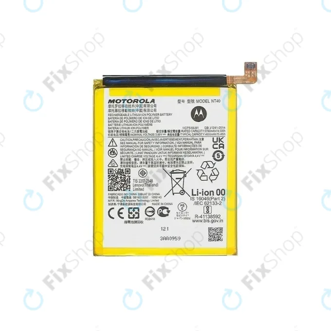 Motorola Moto E20 XT2155-3 - Battery NT40 4000mAh - SB18D15207 Genuine Service Pack