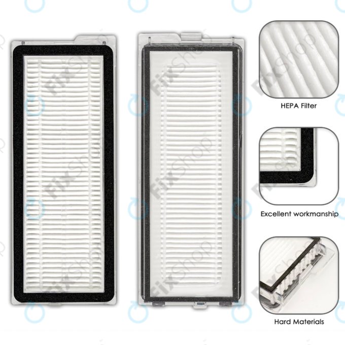 Dust Filter, 2pcs for Xiaomi Roborock QV 35A, QV 35S