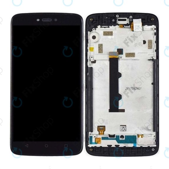 Motorola Moto C XT1754 - LCD Display + Touch Screen + Frame (Gray) TFT