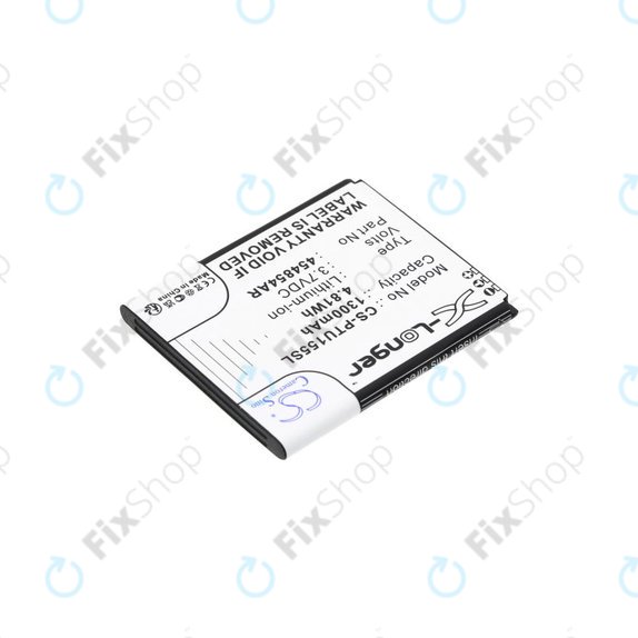 Battery for Panasonic Kx-Tu150, Kx-Tu150exr, 1300mAh, Li-Ion, 3.7V, 454854AR, HQ