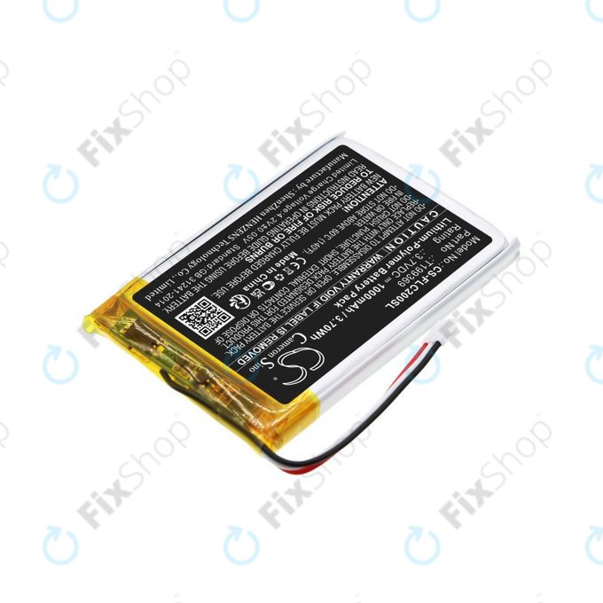 Battery for FLIR C2, C3, 1000mAh, Li-Pol, 3.7V, T199369, HQ