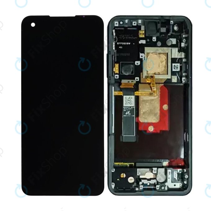 Asus Zenfone 10 - LCD Display + Touch Screen + Frame (Midnight Black) OLED