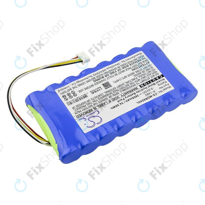 Battery for Chauvin Arnoux 6116, 8335, Scopix Mobiles Oscilloscope II, Megger CA 6543, 3600mAh, Ni-MH, 9.6V, P-1482, HQ