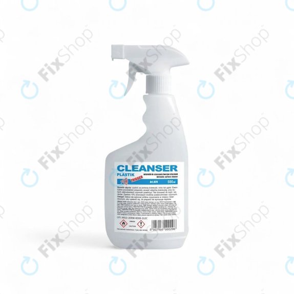 Plastic Surface Cleaner, 500 ml, Spray Bottle