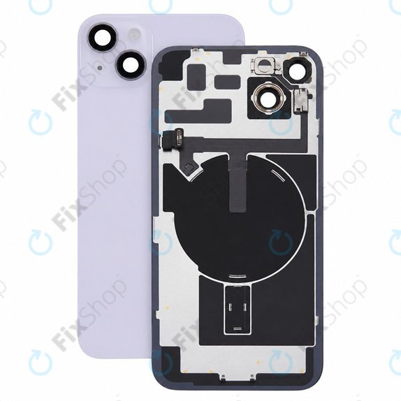 Rear Housing Glass for iPhone 14 Plus, Purple, Pulled A
