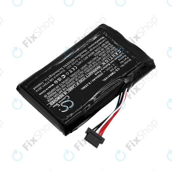 Battery for TomTom Rider, Great Rides, 2500mAh, Li-Ion, 3.7V, VF3W, HQ