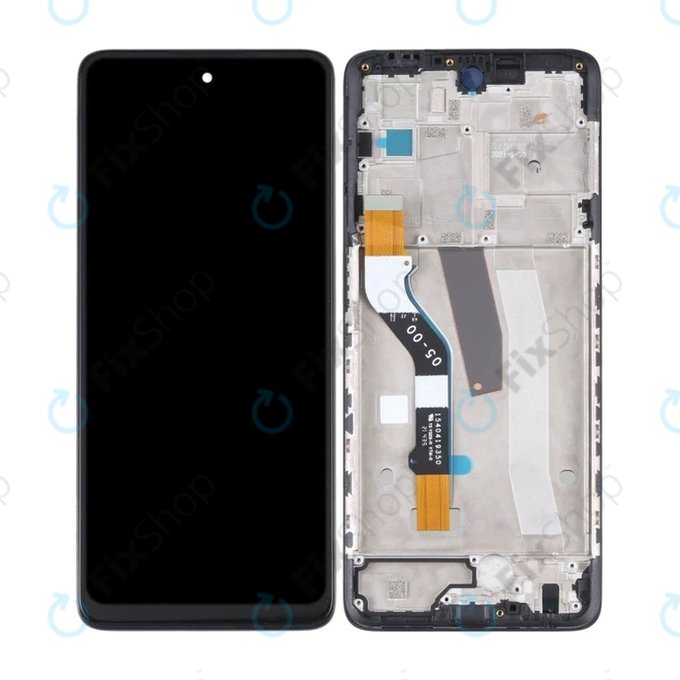 Motorola Moto G51 XT2171 - LCD Display + Touch Screen + Frame (Black) TFT