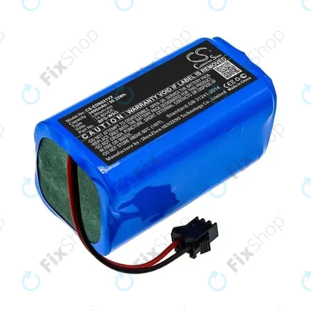 Ecovacs Deebot N79, N79S, Eufy RoboVac-series, Proscenic 850-series - Battery BFG-WSQ, ICR18650-26J-4S1P, UR18650ZY-4S1P-AAM Li-Ion 14.4V 3400mAh HQ