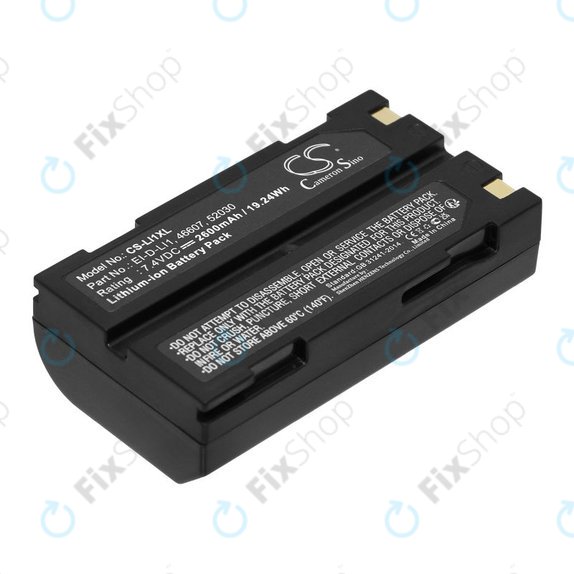 Battery for BCI Capnocheck II Capnograph, 2600mAh, Li-Ion, 7.4V, MCR1821J/1-H, HQ