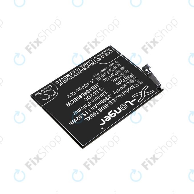 Battery for Huawei Y7, 3900mAh, Li-Pol, 3.85V, HB406689ECW, HQ