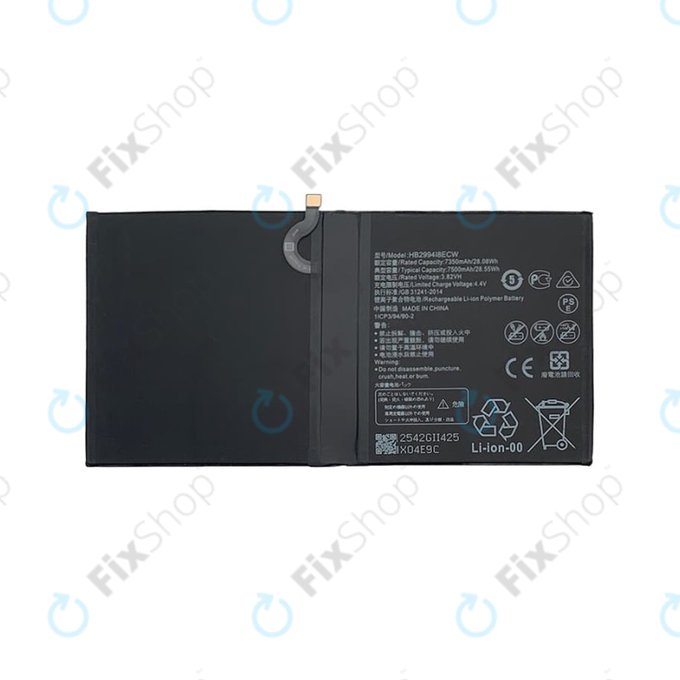 Huawei MediaPad M5 10.8, M5 Lite 10.1 - Battery HB2994I8ECW 7500mAh - Genuine Service Pack