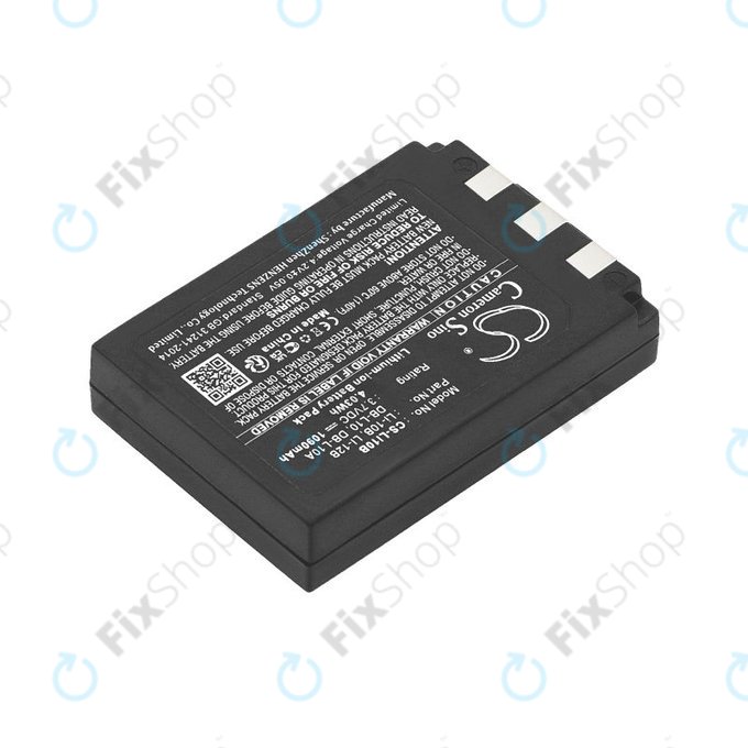 Battery for Olympus C-765 Zoom, Camedia X-3, 1090mAh, Li-Ion, 3.7V, Li-10B, HQ