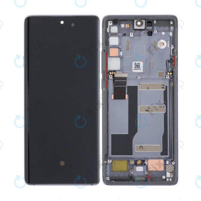 TCL 20 Pro 5G - LCD Display + Touch Screen + Frame (Black) OLED