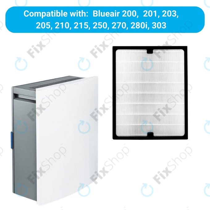 Blueair 200-series, 300-series - HEPA filter (Activated carbon)