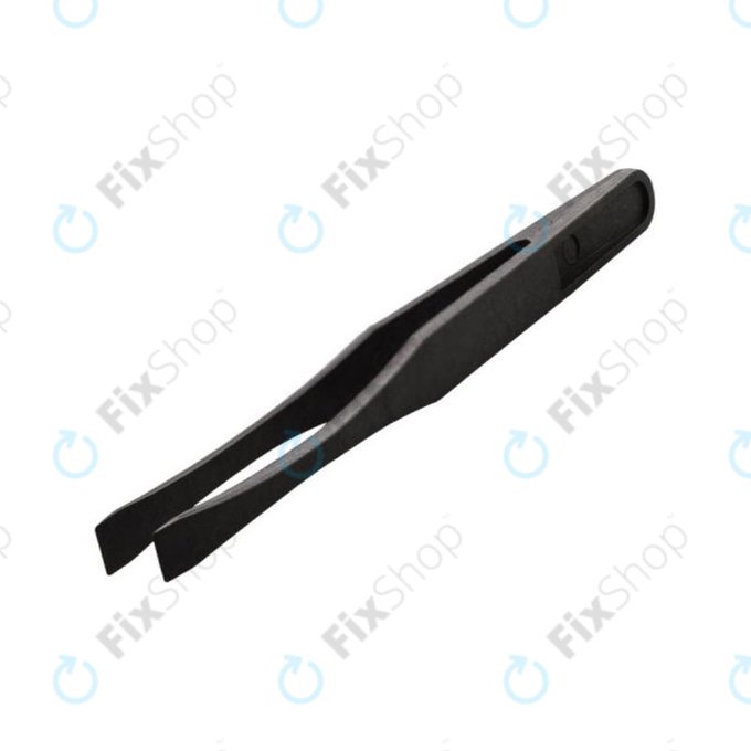 Plastic Antistatic Tweezer with Curved Tip