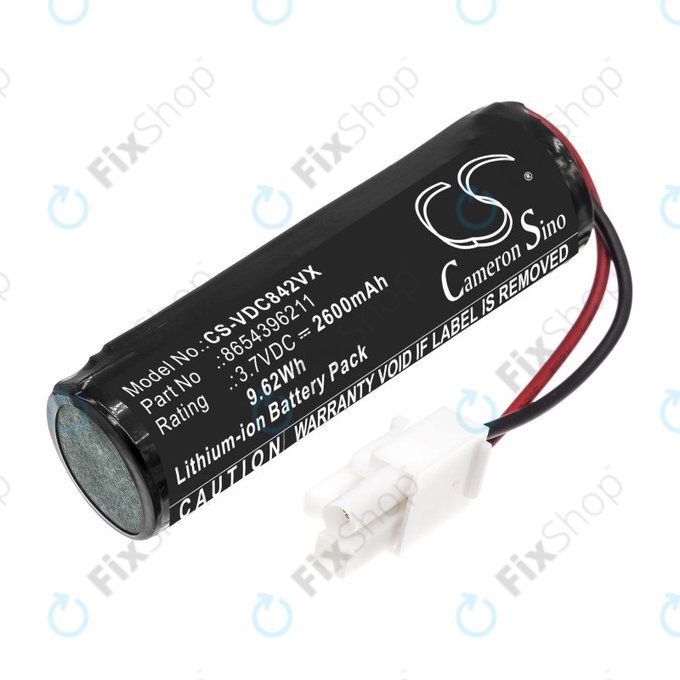 Battery for Vileda Quick & Clean, 2600mAh, Li-Ion, 3.7V, 8654396211, HQ