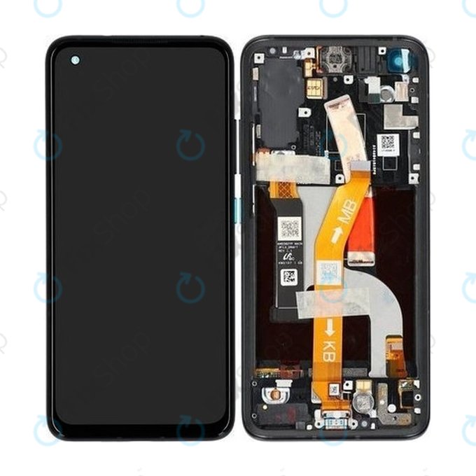 Asus Zenfone 8 ZS590KS - LCD Display + Touch Screen + Frame (Obsidian Black) OLED