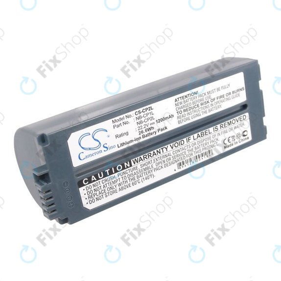 Battery for Canon Selphy CP100, CP1000, 1200mAh, Li-Ion, 22.2V, NB-CP1L, HQ