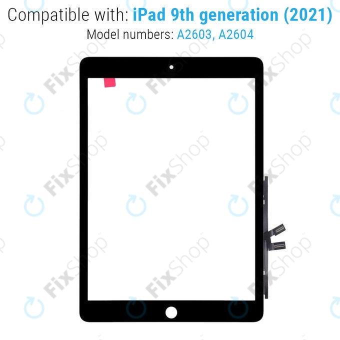 Touch Screen for iPad (9th Gen 2021), Black