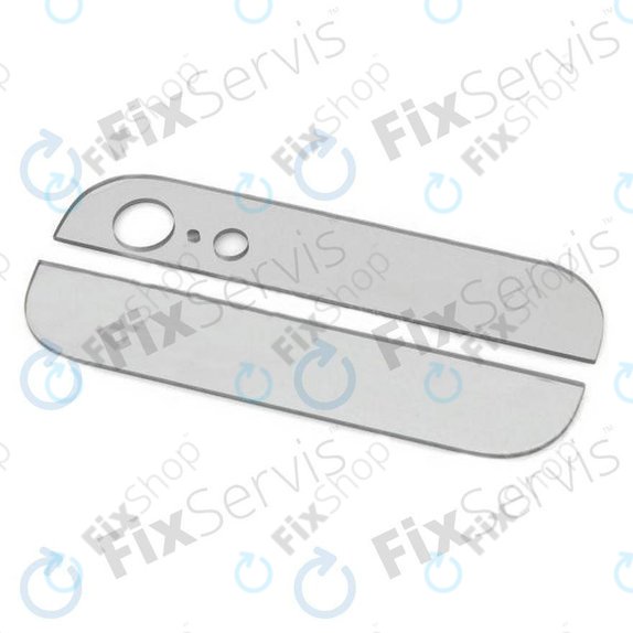 Apple iPhone 5 - Back Glass Strips (White)