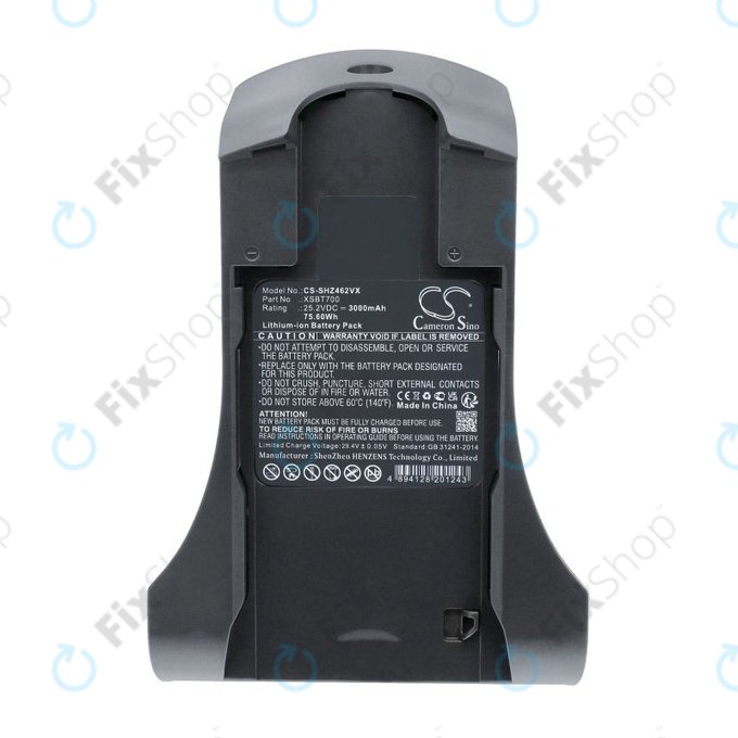 Battery for Shark IZ, 3000mAh, Li-Ion, 25.2V, XSBT700, HQ