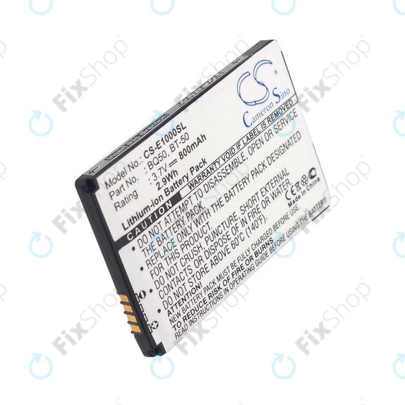 Battery for Motorola Wilder, 800mAh, Li-Ion, 3.7V, BQ50, HQ