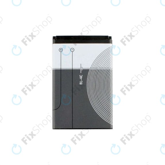 Nokia 107, 108, C2-05, X2, 1000, 2000, 3000, 5000, 6000, 7000-series - Battery BL-4C 890mAh