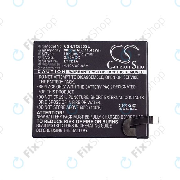 Battery for LeEco Le 2, LeTV X-series, 3000mAh, Li-Pol, 3.83V, LTF21A, HQ