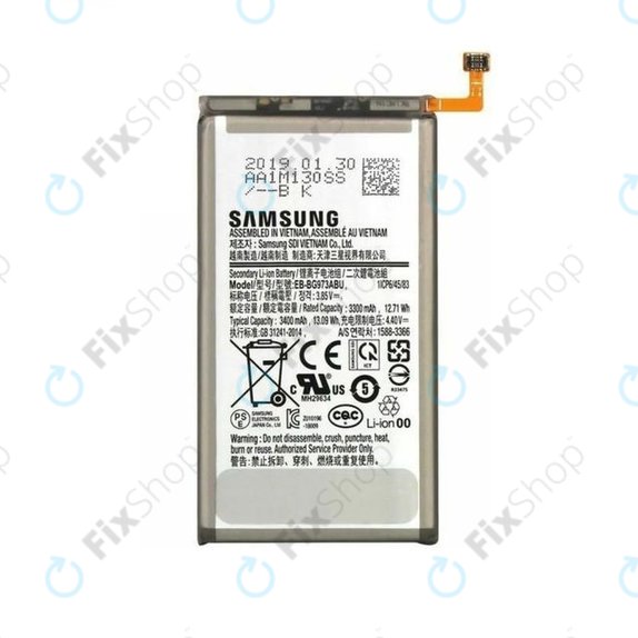 Samsung Galaxy S10 G973F - Battery EB-BG973ABU 3400mAh - GH82-18826A Genuine Service Pack