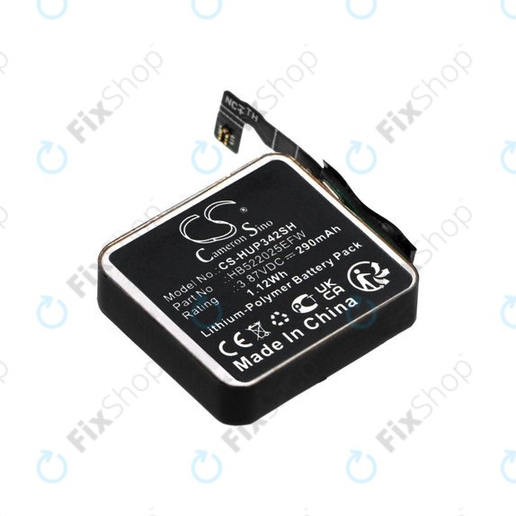 Battery for Huawei Watch GT3 42mm, Watch GT3 Pro 42mm, 290mAh, Li-Pol, 3.87V, HB522025EFW, HQ