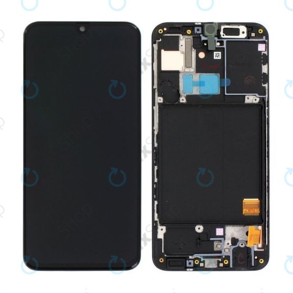 Samsung Galaxy A40 A405F - LCD Display + Touch Screen + Frame (Black) - GH82-19672A, GH82-19674A Genuine Service Pack