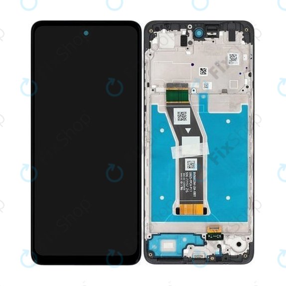 Motorola Moto G04 - LCD Display + Touch Screen + Frame (Black) - 5D68C23890 Genuine Service Pack