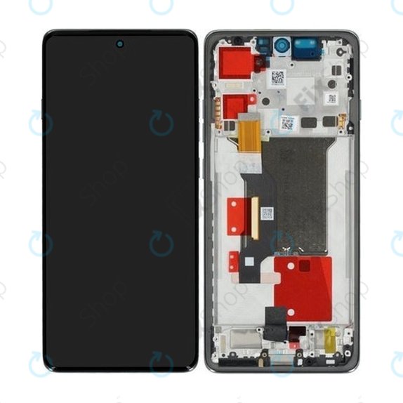 Motorola Edge 60 Pro - LCD Display + Touch Screen + Frame (Shadow) - 5D68C30045 Genuine Service Pack