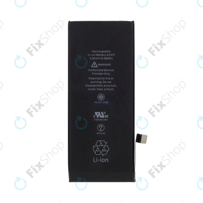 Battery for iPhone SE (2nd Gen 2020), 1821mAh, A2312, Service Pack