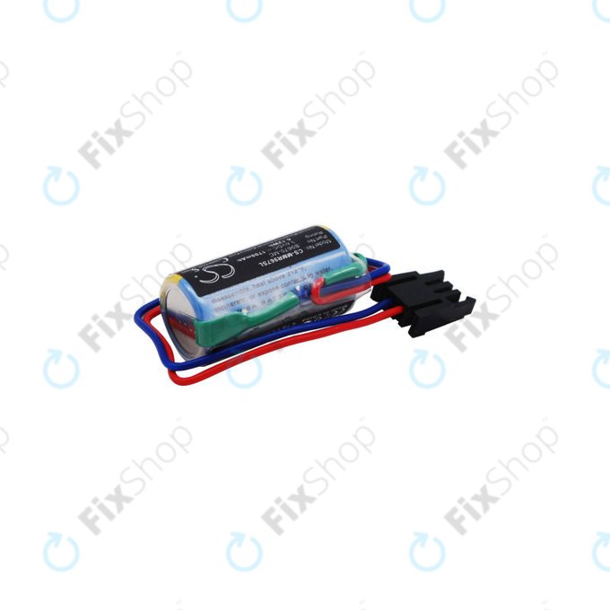 Battery for Mitsubishi Robot Control PLC, A RH, MR, 1700mAh, Li-MnO2, 3.6V, B9670-MC, HQ