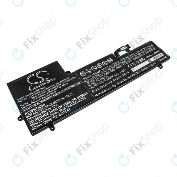 Battery for Lenovo Yoga Slim 7-15IIL, 4500mAh, Li-Pol, 15.44V, L19C4PF5, HQ