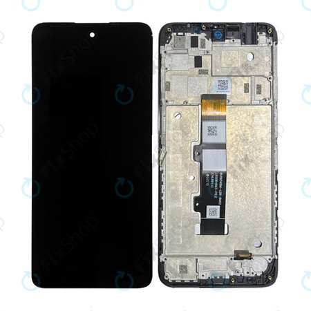 30023 - DISPLAY LCD PER MOTOROLA XT2231 MOTO G22 NERO CON FRAME - Foto 8