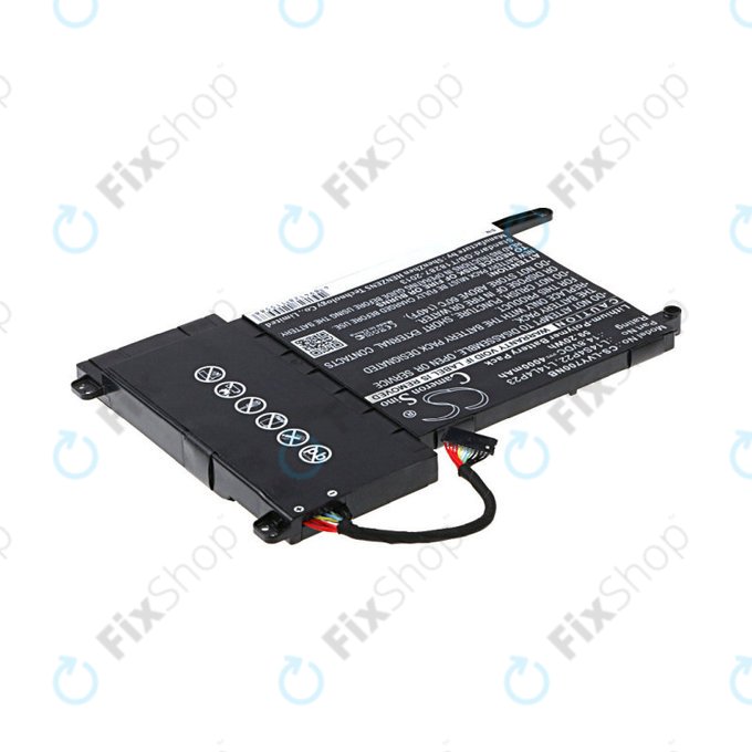 Battery for Lenovo Eraser Y700, IdeaPad Y700, 4000mAh, Li-Pol, 14.8V, L14S4P22, HQ