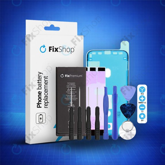 Battery for iPhone 11, 3110mAh, Adhesive, Toolkit, FixPremium