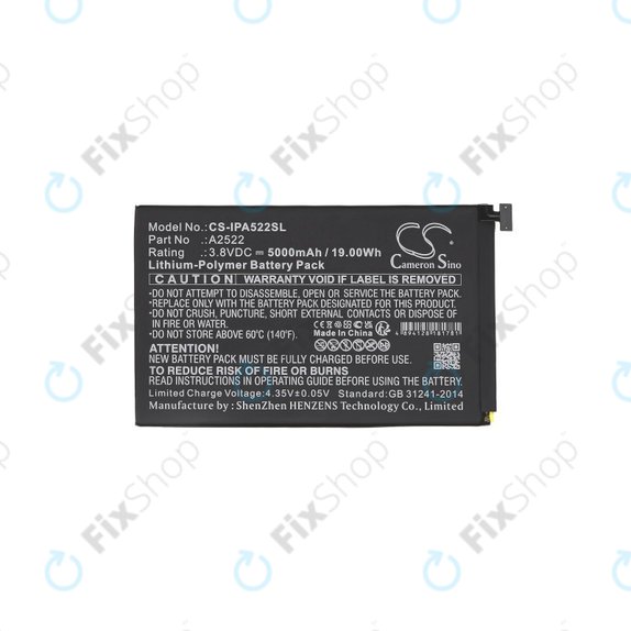 Apple iPad Mini 6 - Battery A2522 5000mAh HQ