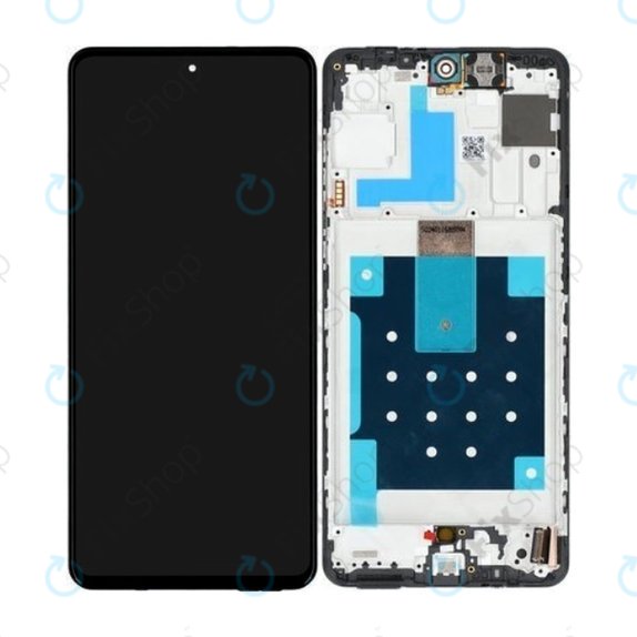 Samsung Galaxy M55 M556B - LCD Display + Touch Screen + Frame (Black) - GH81-25791A Genuine Service Pack