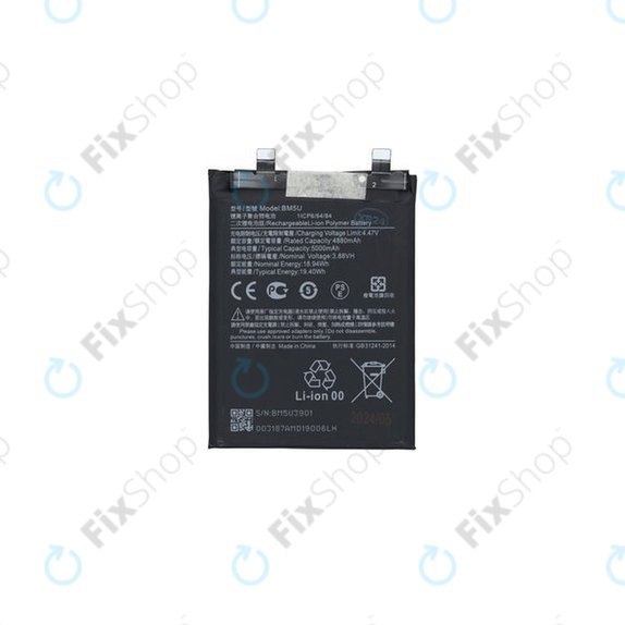 Xiaomi Redmi Note 13 Pro+ 23090RA98C - Battery BM5U 5000mAh - 1330103000037B Genuine Service Pack