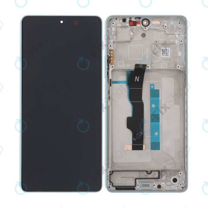 Xiaomi Redmi Note 13 5G 2312DRAABC - LCD Display + Touch Screen + Frame (Ocean Teal) TFT