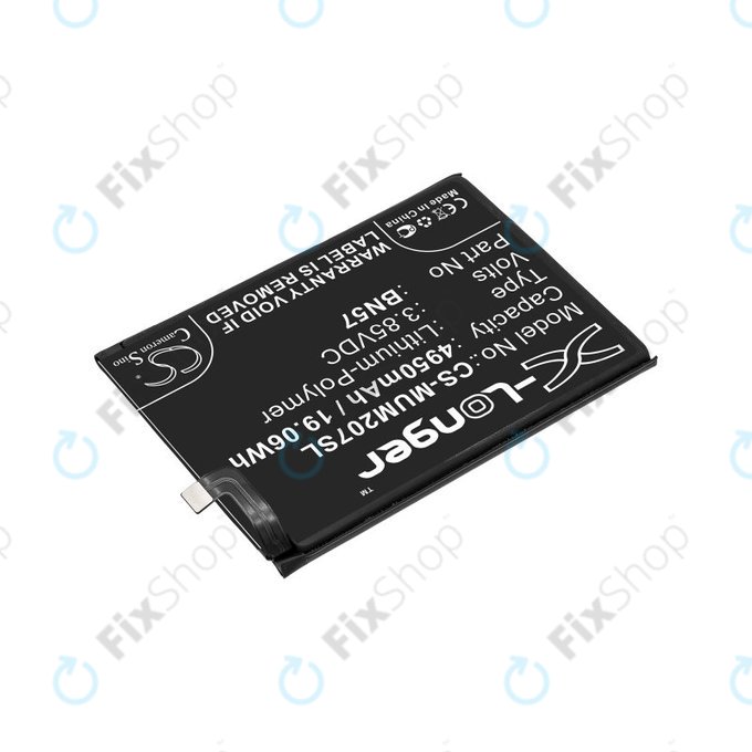 Battery for Xiaomi Poco X3 NFC M2107J20CG, 4950mAh, Li-Pol, 3.85 V, BN57, HQ