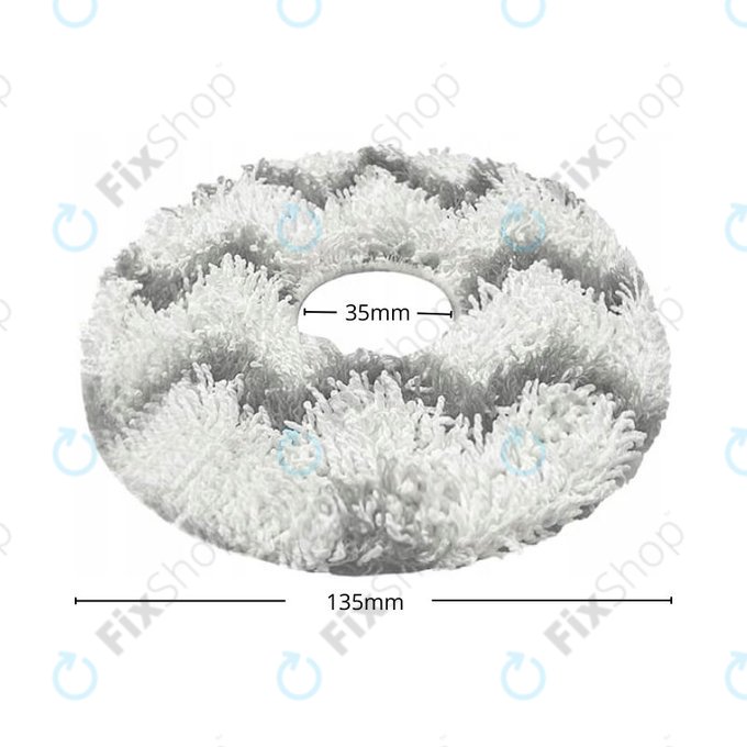 Mop Cloth, 2pcs, Washable for Ecovacs Deebot T-series, X-series