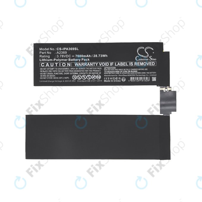 Apple iPad Pro 11.0 (3rd Gen 2021) - Battery A2369 7600mAh HQ