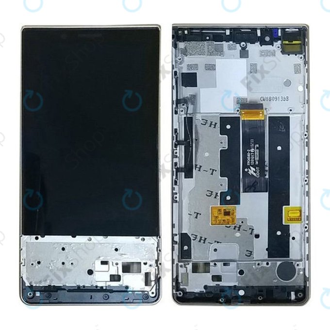 Blackberry Key2 LE - LCD Display + Touch Screen + Frame (Black) TFT