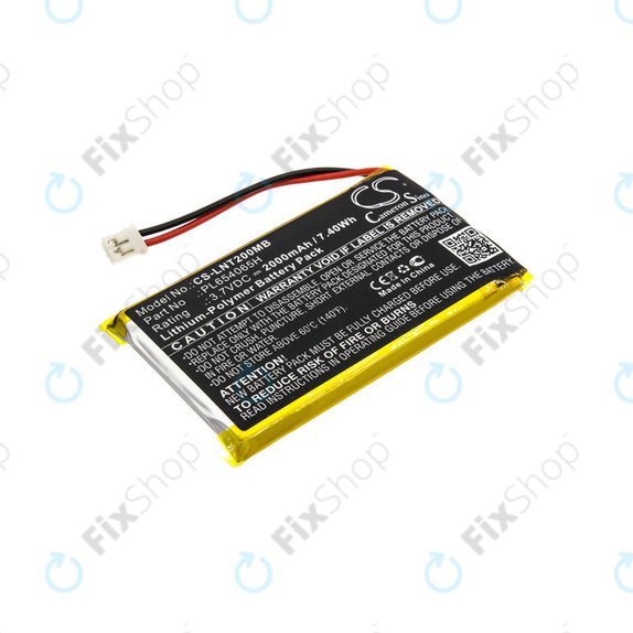 Battery for Luvion Prestige Touch 2, 2000mAh, Li-Pol, 3.7V, PL654065H, HQ